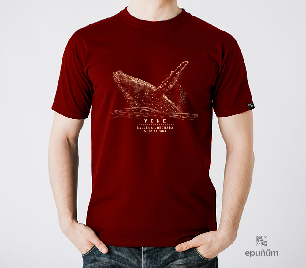 Polera Fauna de Chile Ballena Jorobada - Imagen 4